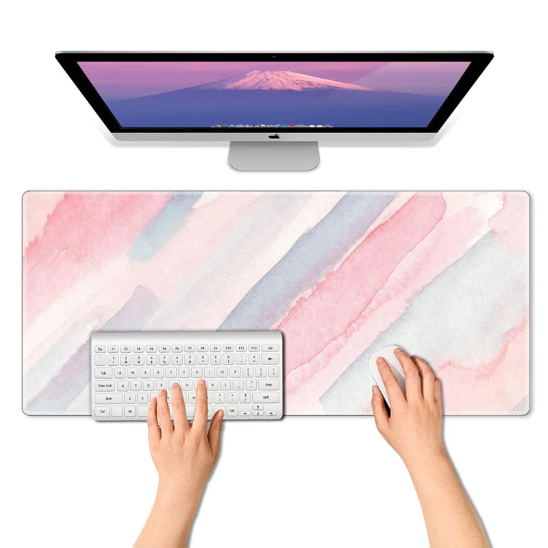 Watercolor Large Non-Slip Mouse Pad