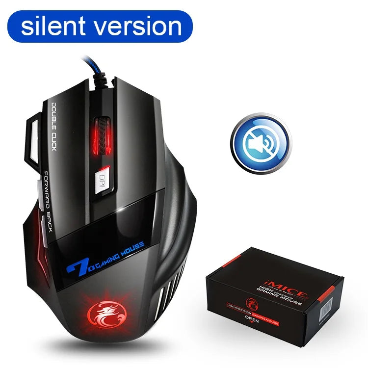 7 Button 5500DPI Wired Gaming Mouse