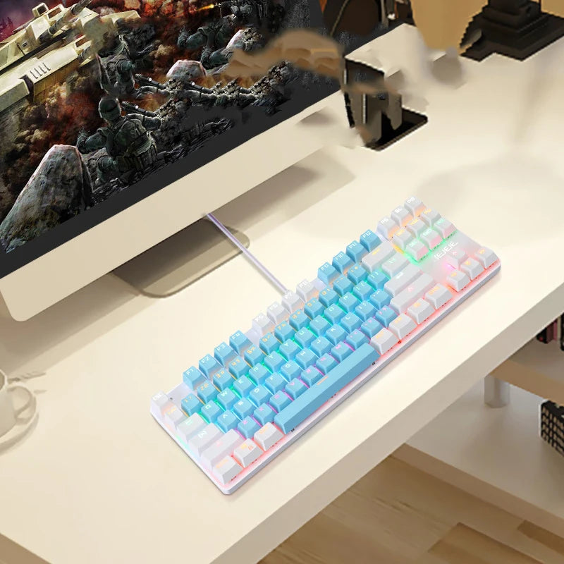 Color Backlit Wired  Gaming Mechanical Keyboard