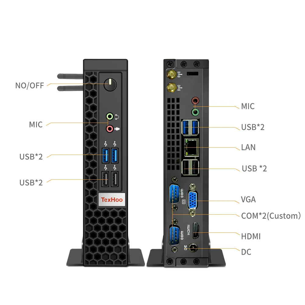 TexHoo Mini PC i7 10750H i5 10300H N5095