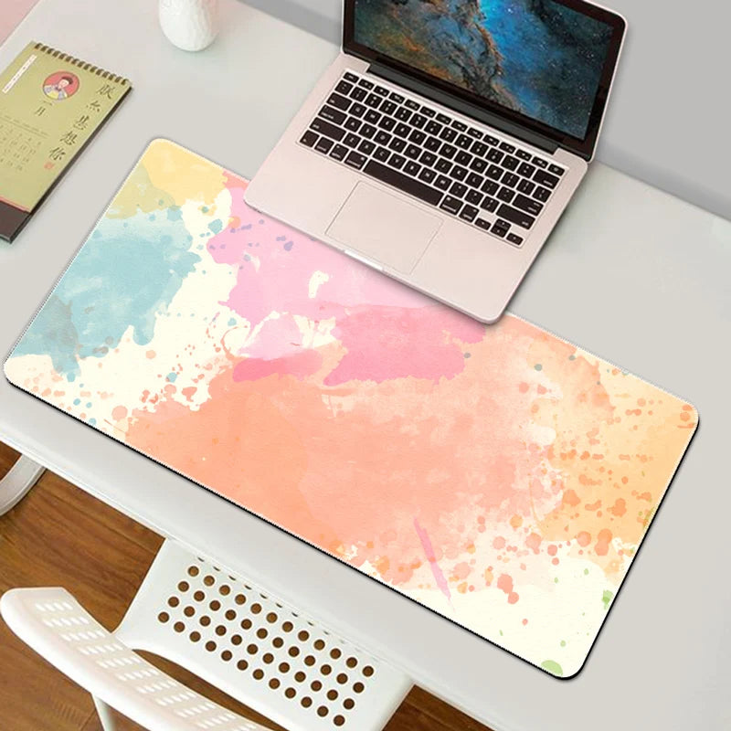 Watercolor Large Non-Slip Mouse Pad