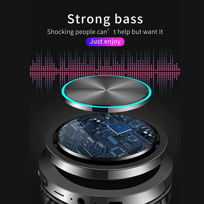 Strong Bass Bluetooth Wireless Headphones