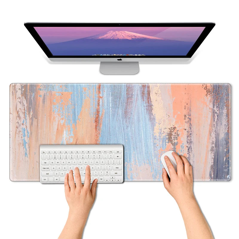 Watercolor Large Non-Slip Mouse Pad