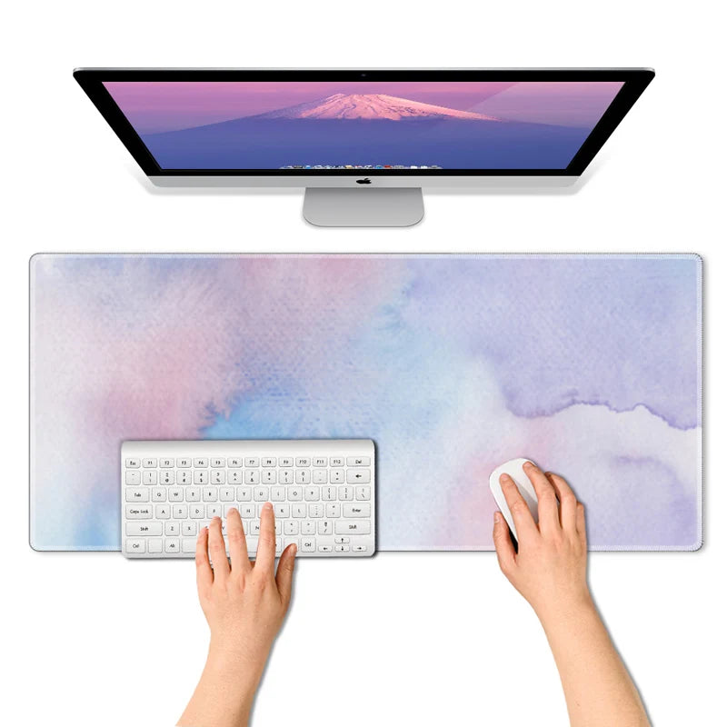 Watercolor Large Non-Slip Mouse Pad