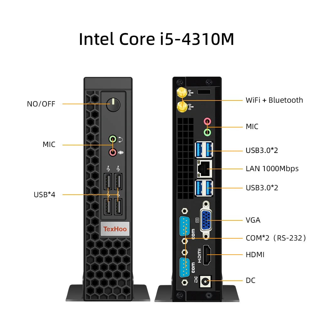 TexHoo Mini PC i7 10750H i5 10300H N5095