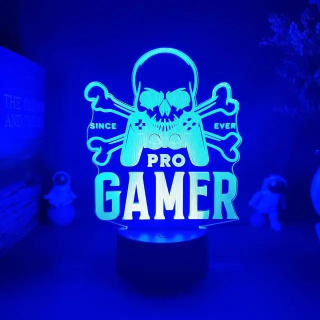 3D LED Gaming RGB Lamp