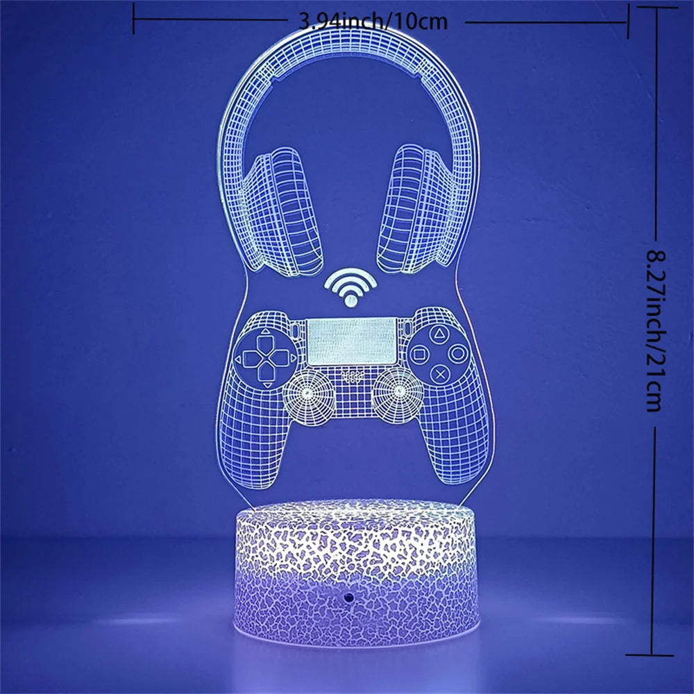 PS4 Gamepad 3D Night Light