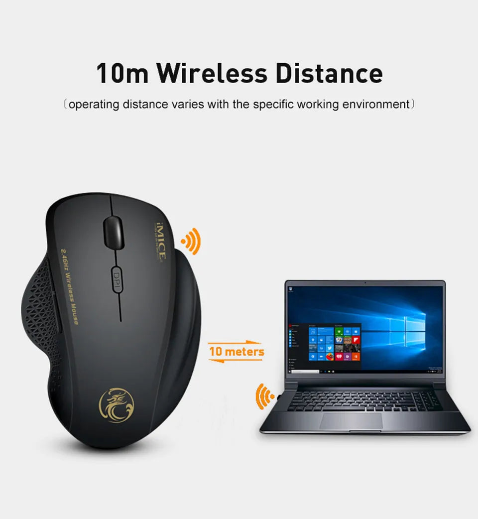 1600 DPI USB Optical 2.4G Wirelesss Mouse