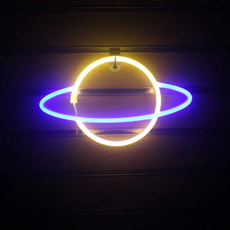 Planet Bar Neon Sign