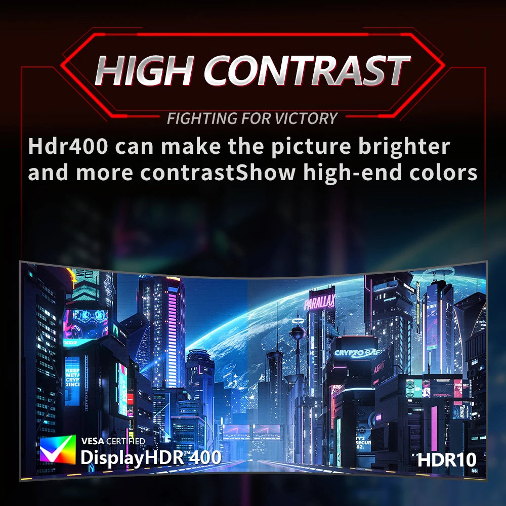 34 Inch 144hz Monitors MVA Curved Screen