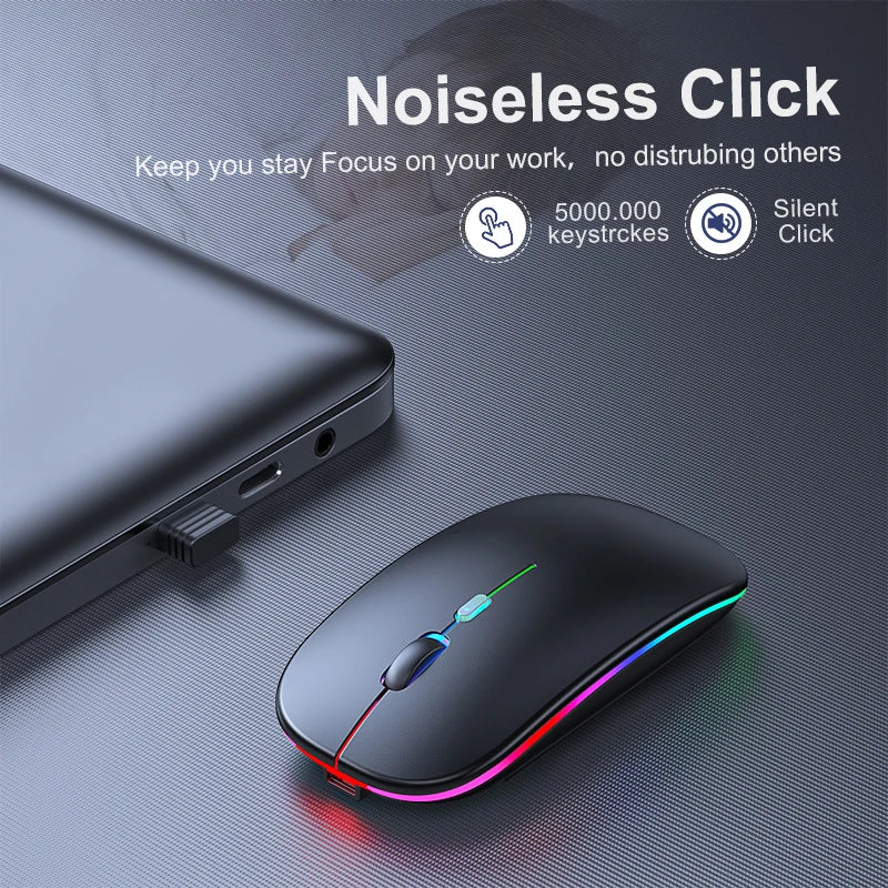 RGB Rechargeable Bluetooth Wireless Mouse