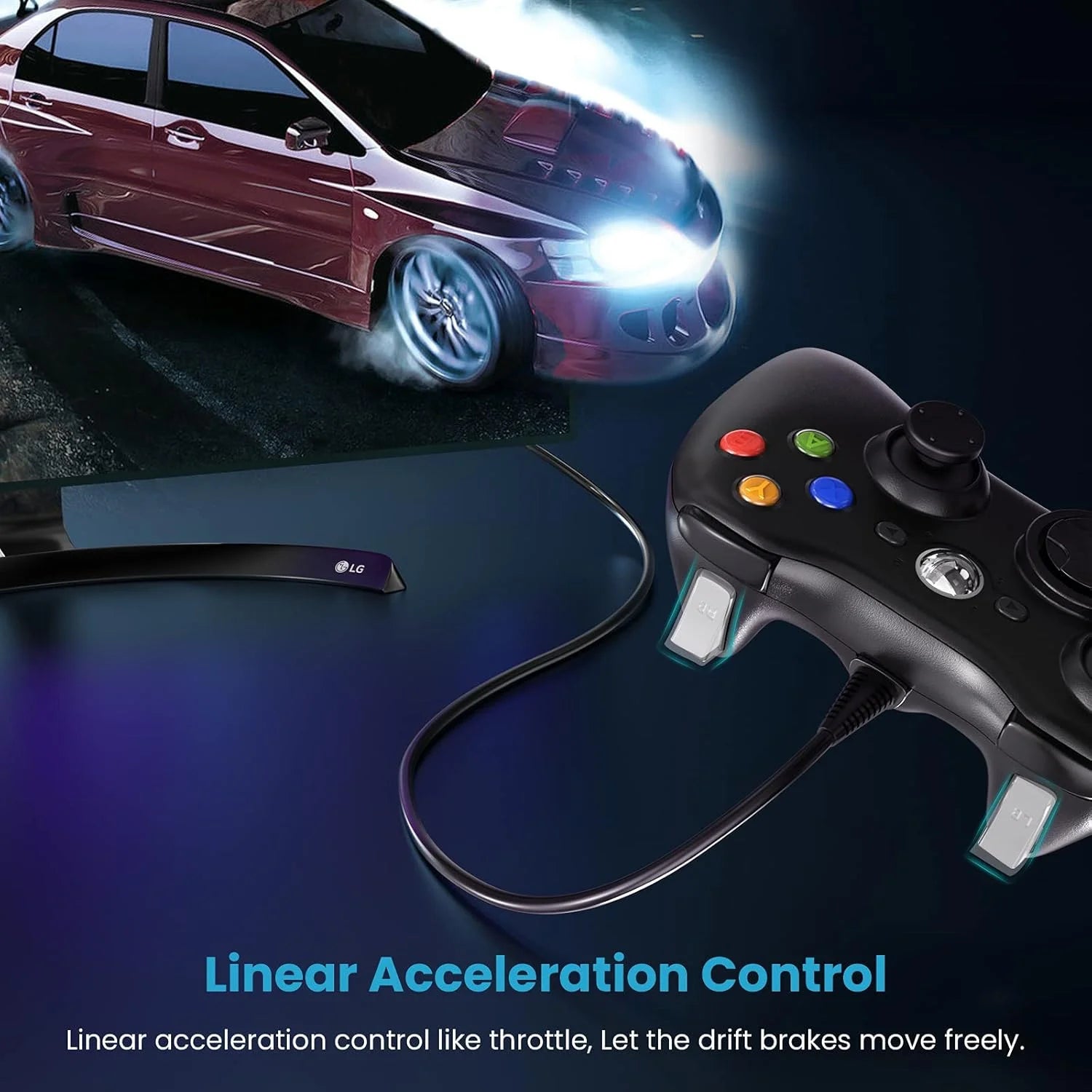 USB Wired Vibration Gamepad