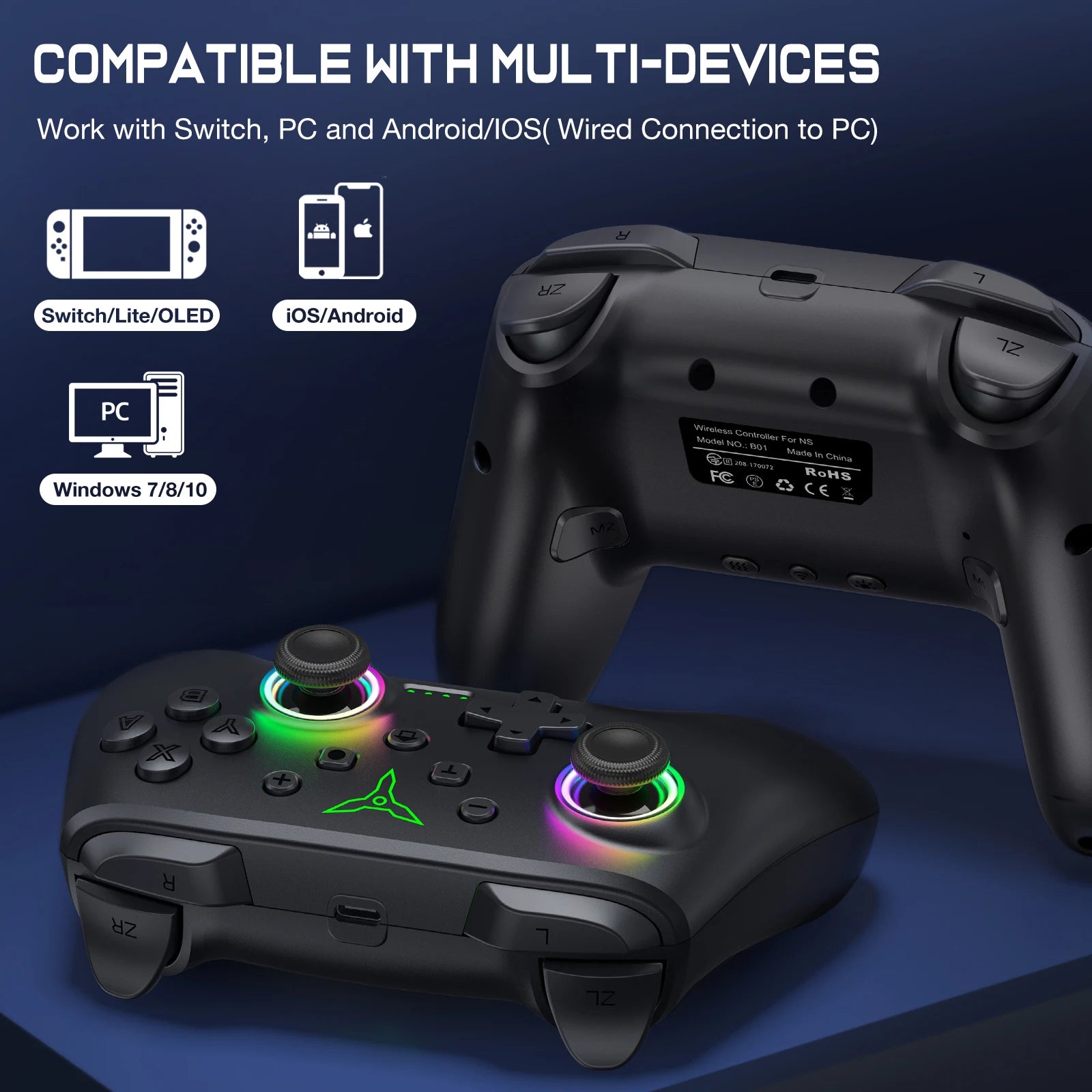 Dinofire Wireless Bluetooth RGB Controller