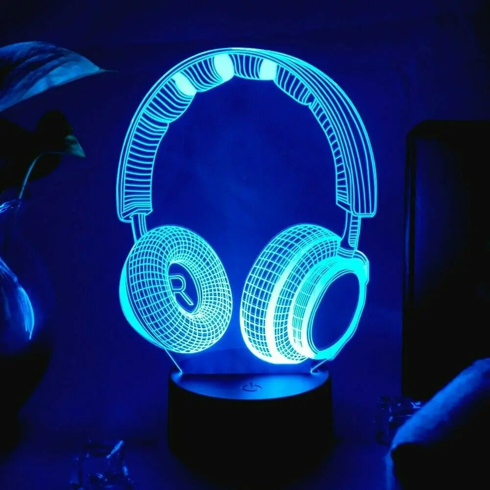 3D LED Gaming RGB Lamp