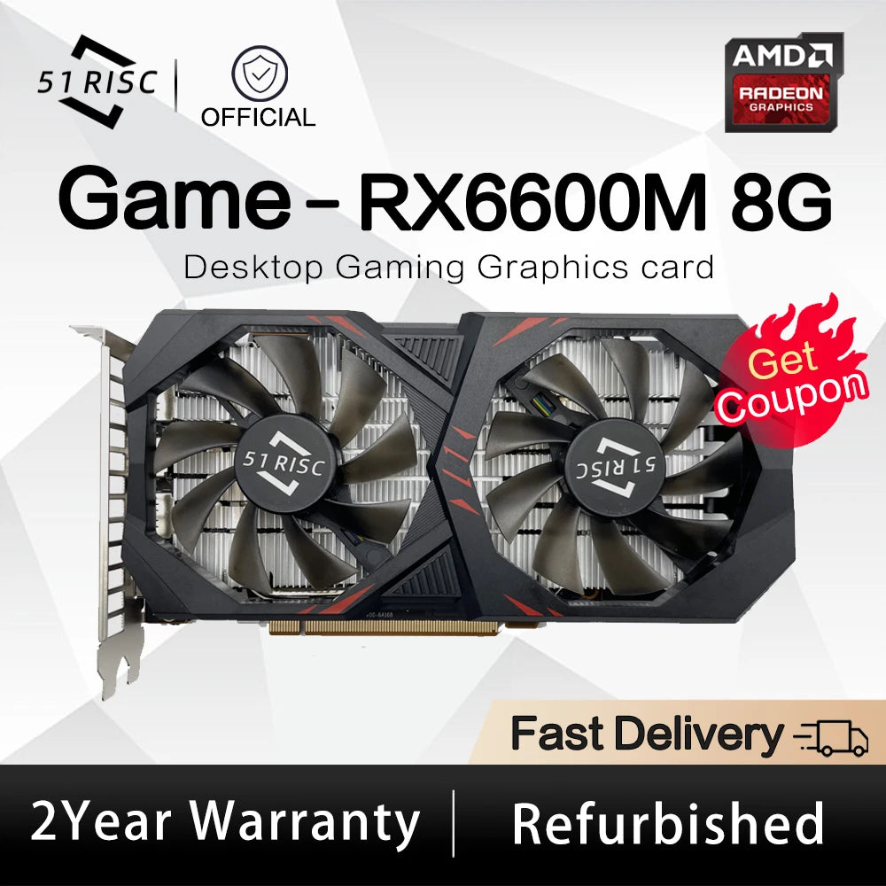 SOYO Radeon RX6600M RX6600 8GB Graphics Card