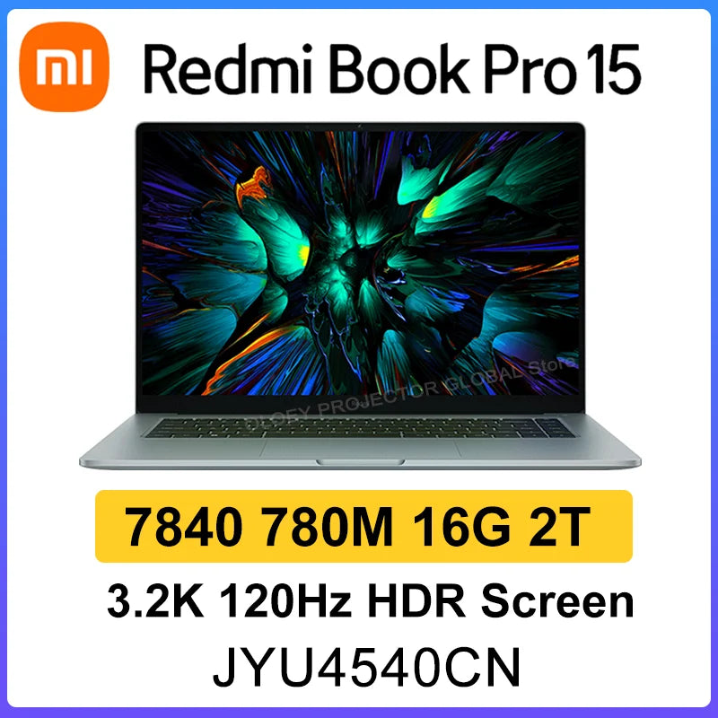 Xiaomi RedmiBook Laptop Pro15 2023 Ryzen R7-7840HS/R5 7640HS AMD Radeon