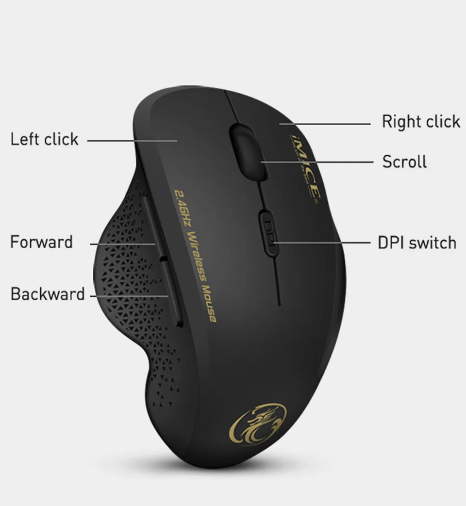 1600 DPI USB Optical 2.4G Wirelesss Mouse