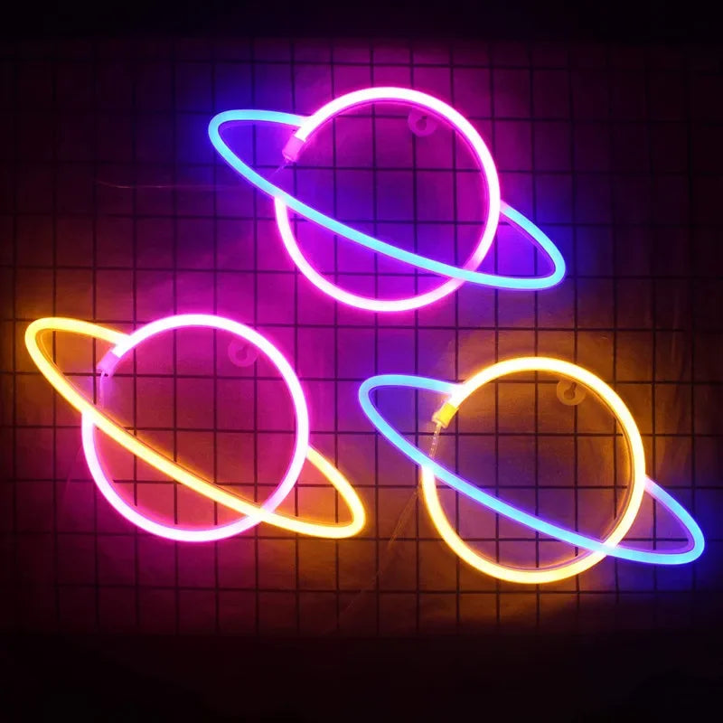 Planet Bar Neon Sign