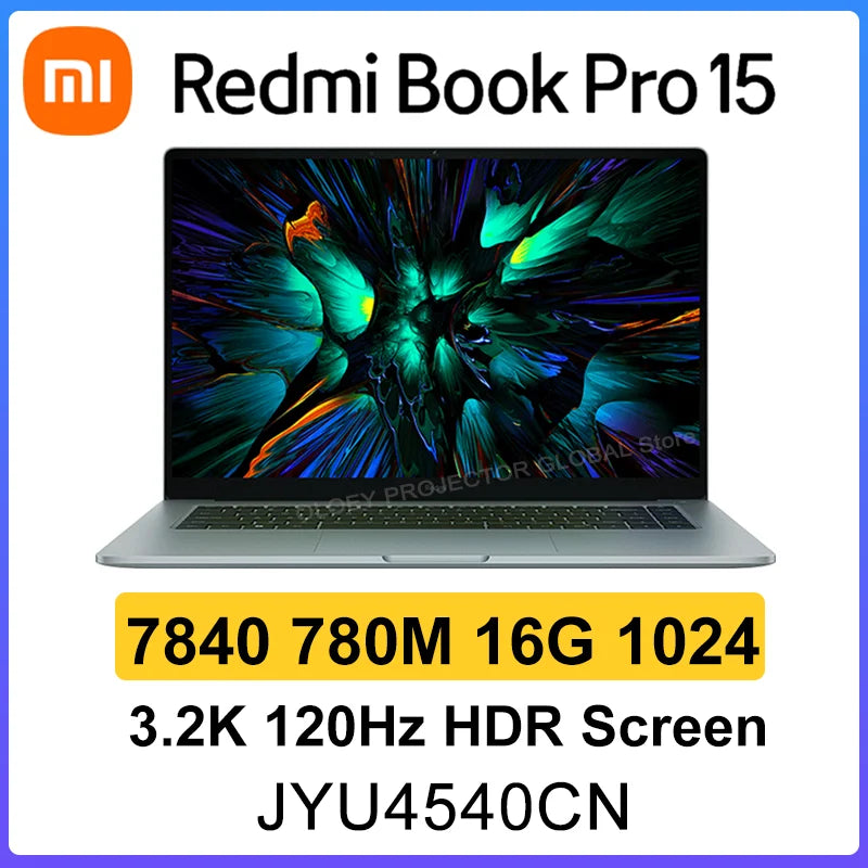 Xiaomi RedmiBook Laptop Pro15 2023 Ryzen R7-7840HS/R5 7640HS AMD Radeon