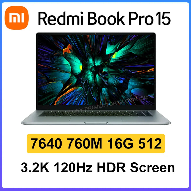 Xiaomi RedmiBook Laptop Pro15 2023 Ryzen R7-7840HS/R5 7640HS AMD Radeon