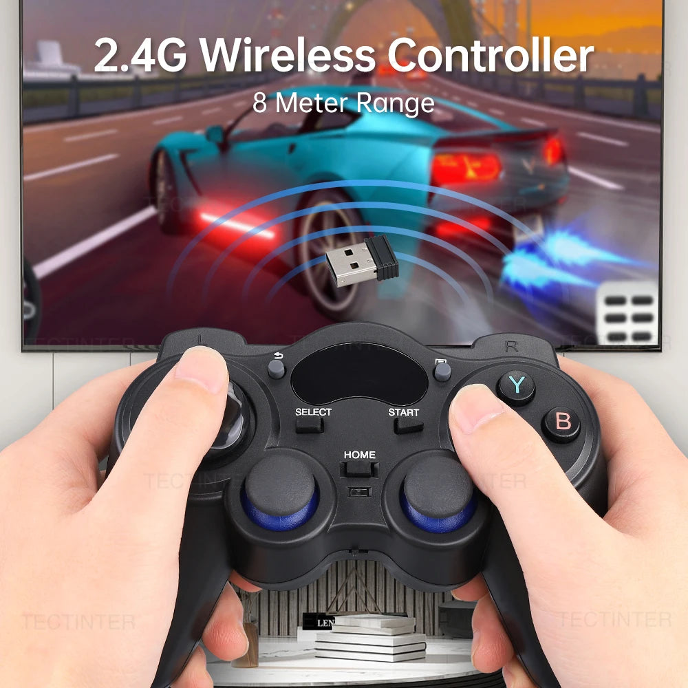 2.4 G Controller Gamepad Android Wireless Joystick with OTG Converter For PS3/Smart Phone