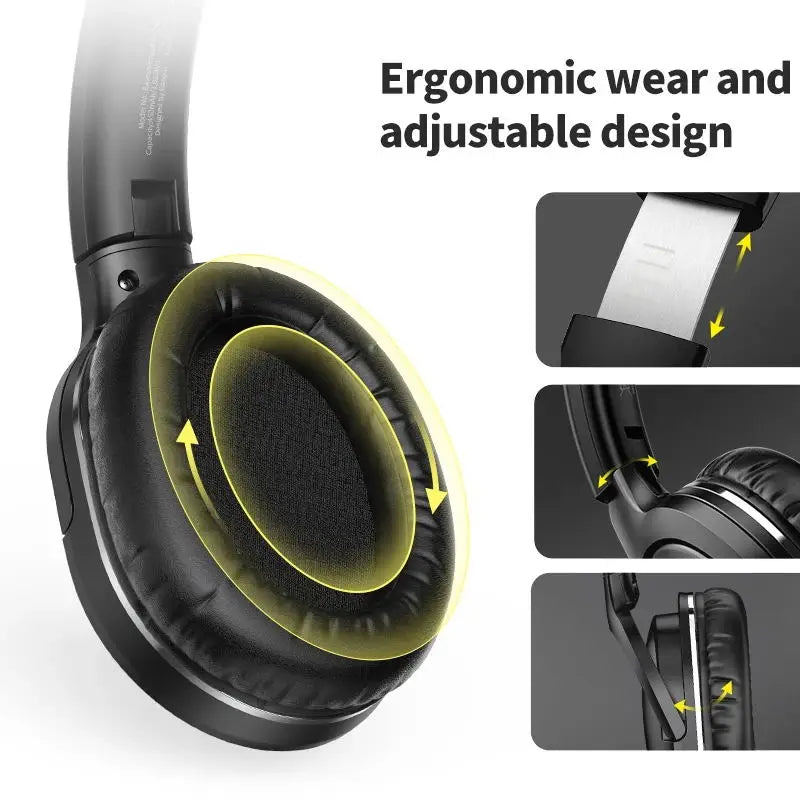 5.0 Foldable Wireless Bluetooth Headphones