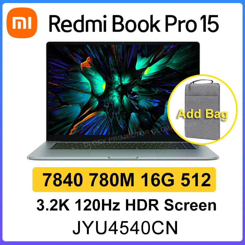 Xiaomi RedmiBook Laptop Pro15 2023 Ryzen R7-7840HS/R5 7640HS AMD Radeon