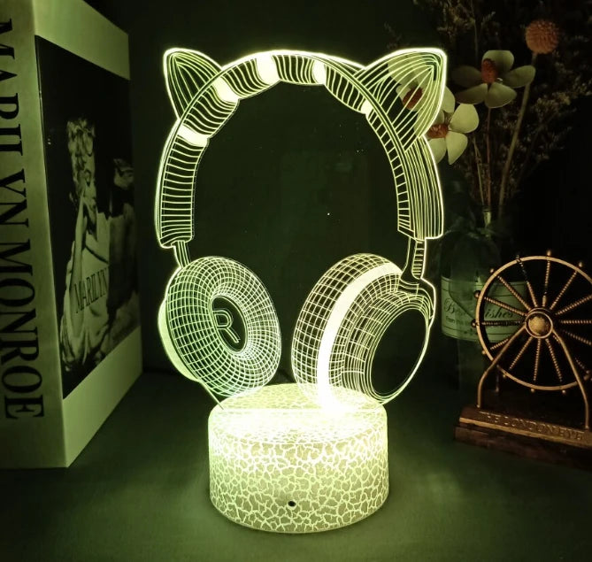 3D LED Gaming RGB Lamp