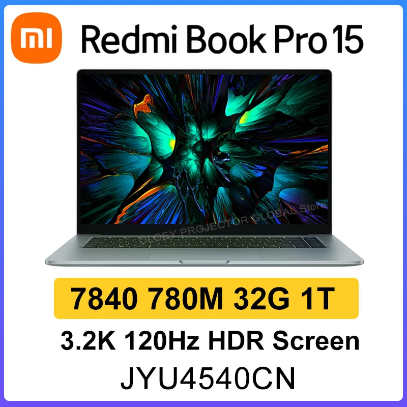 Xiaomi RedmiBook Laptop Pro15 2023 Ryzen R7-7840HS/R5 7640HS AMD Radeon