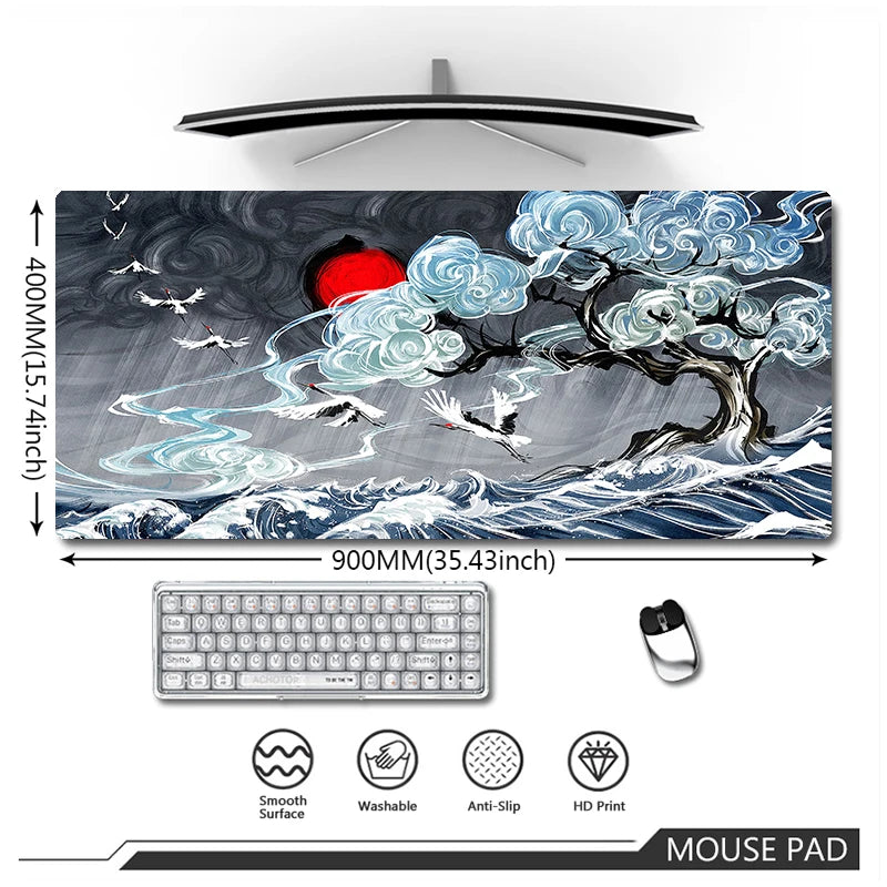 Chinese Style Computer Mouse Pad