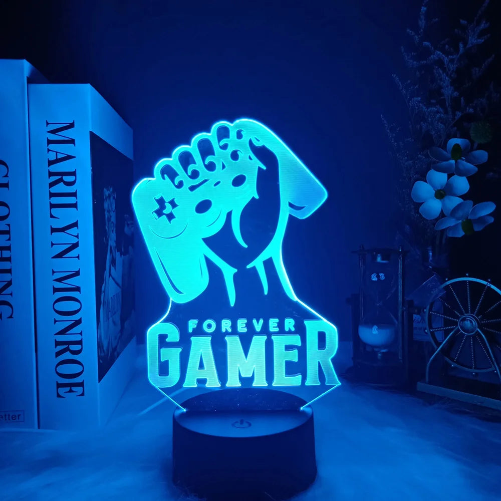 3D LED Gaming RGB Lamp