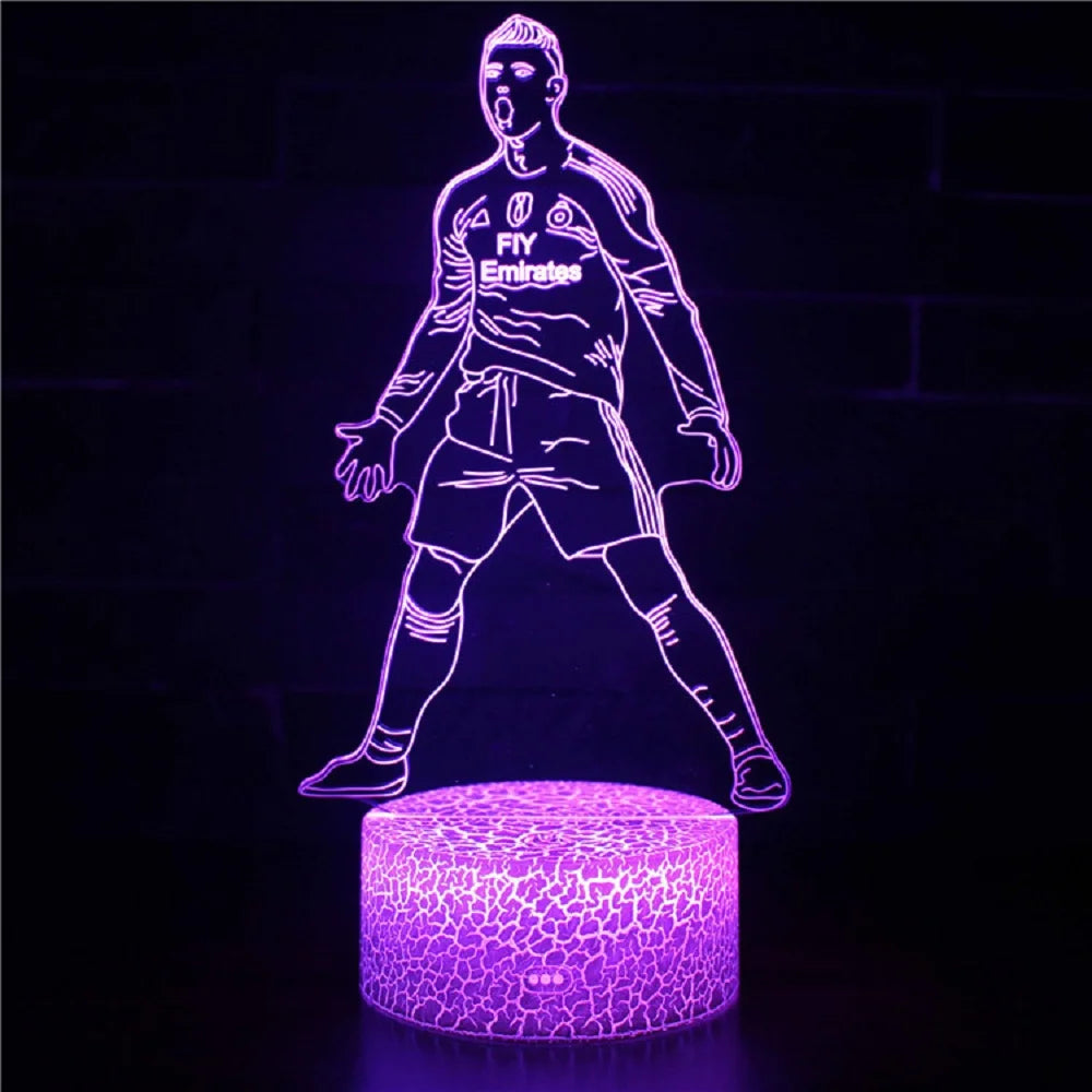 Football Player 3D LED Night Light